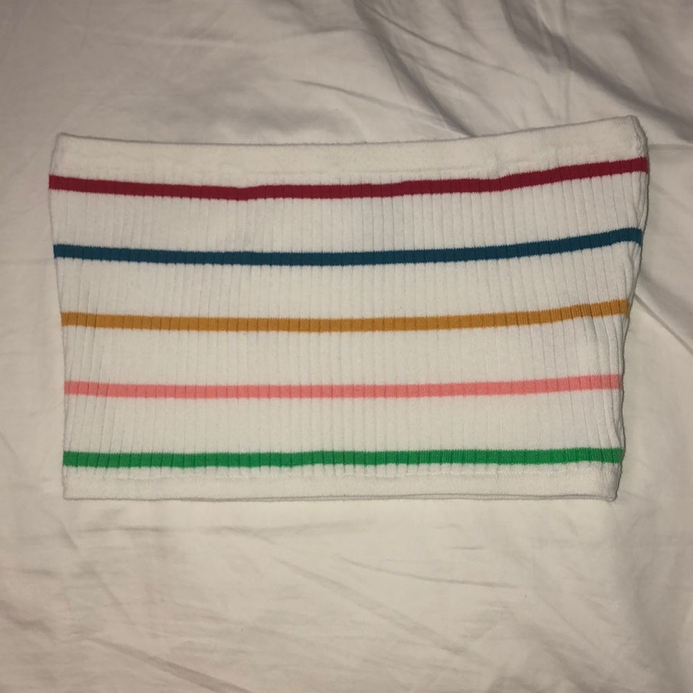 Striped crop top